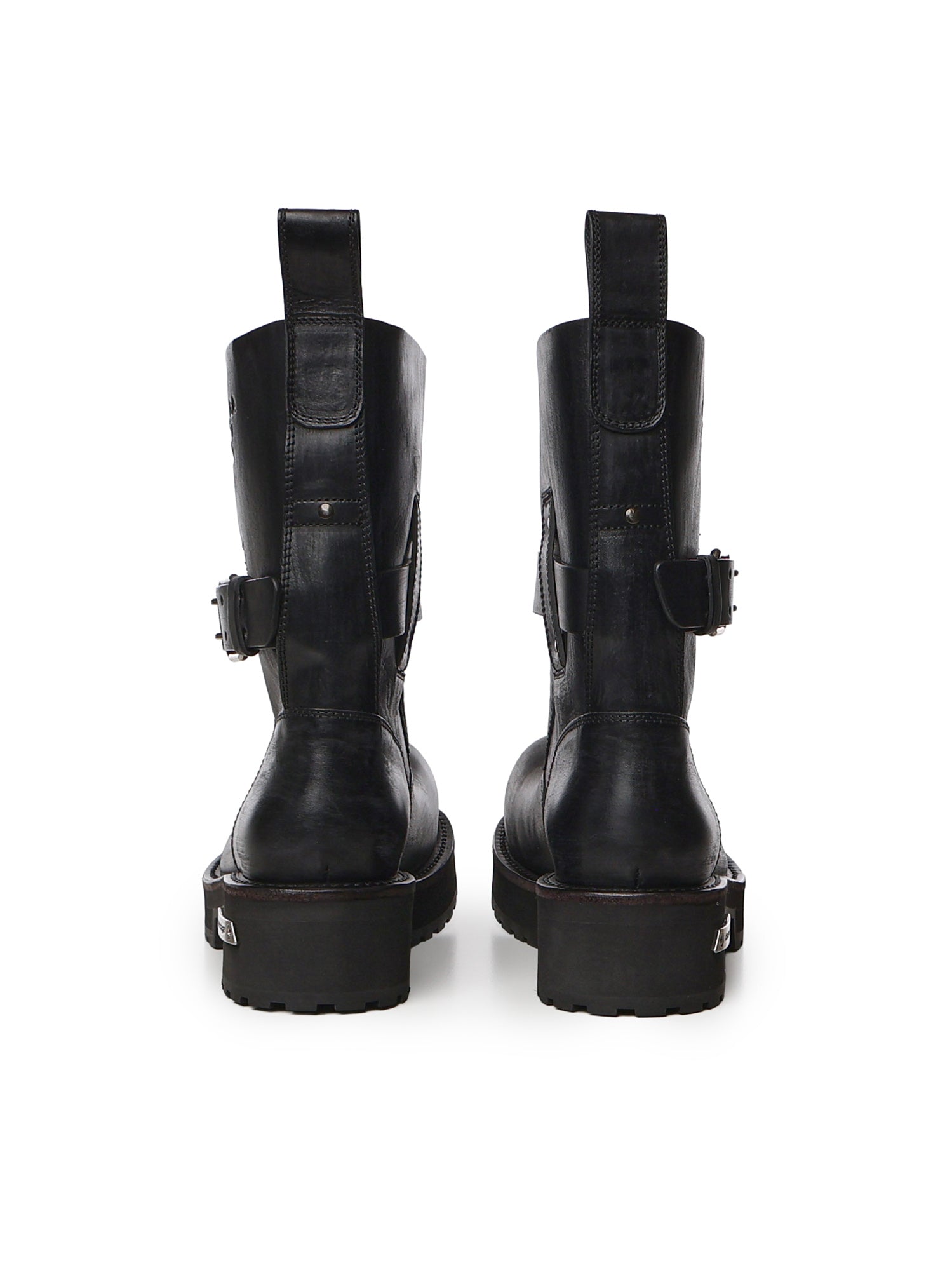 Stivaletti con lacci Venom in pelle 873427 WBEQ41081 BALENCIAGA 