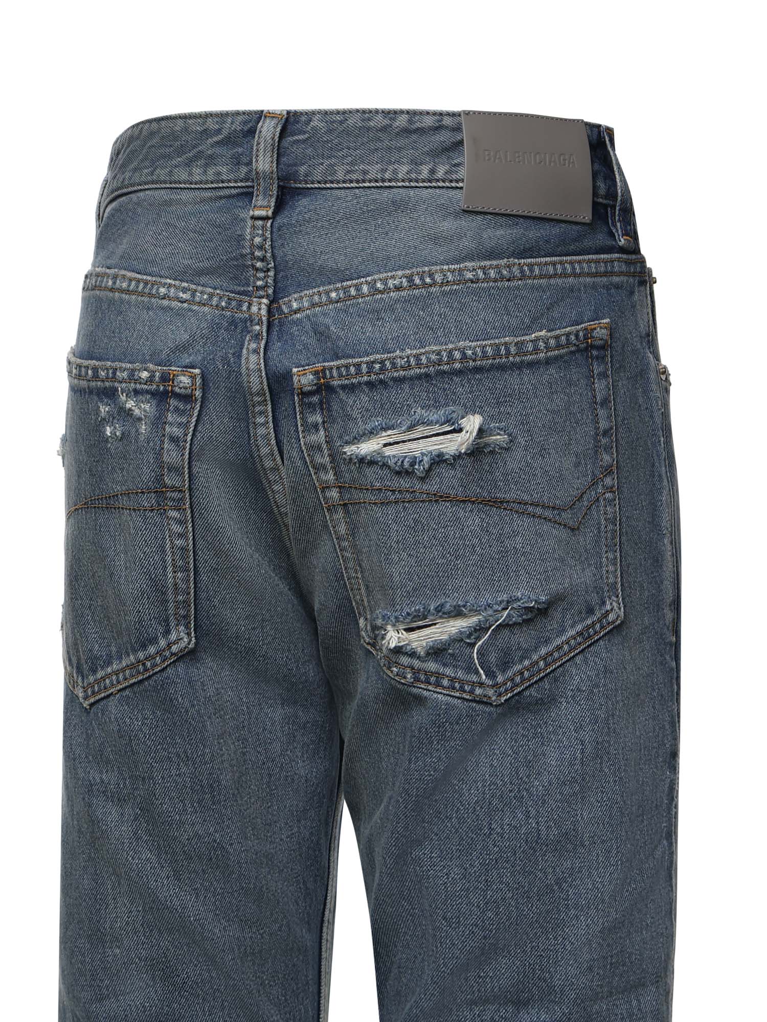 Jeans Straight in denim A001OI TDW145002 BALENCIAGA 