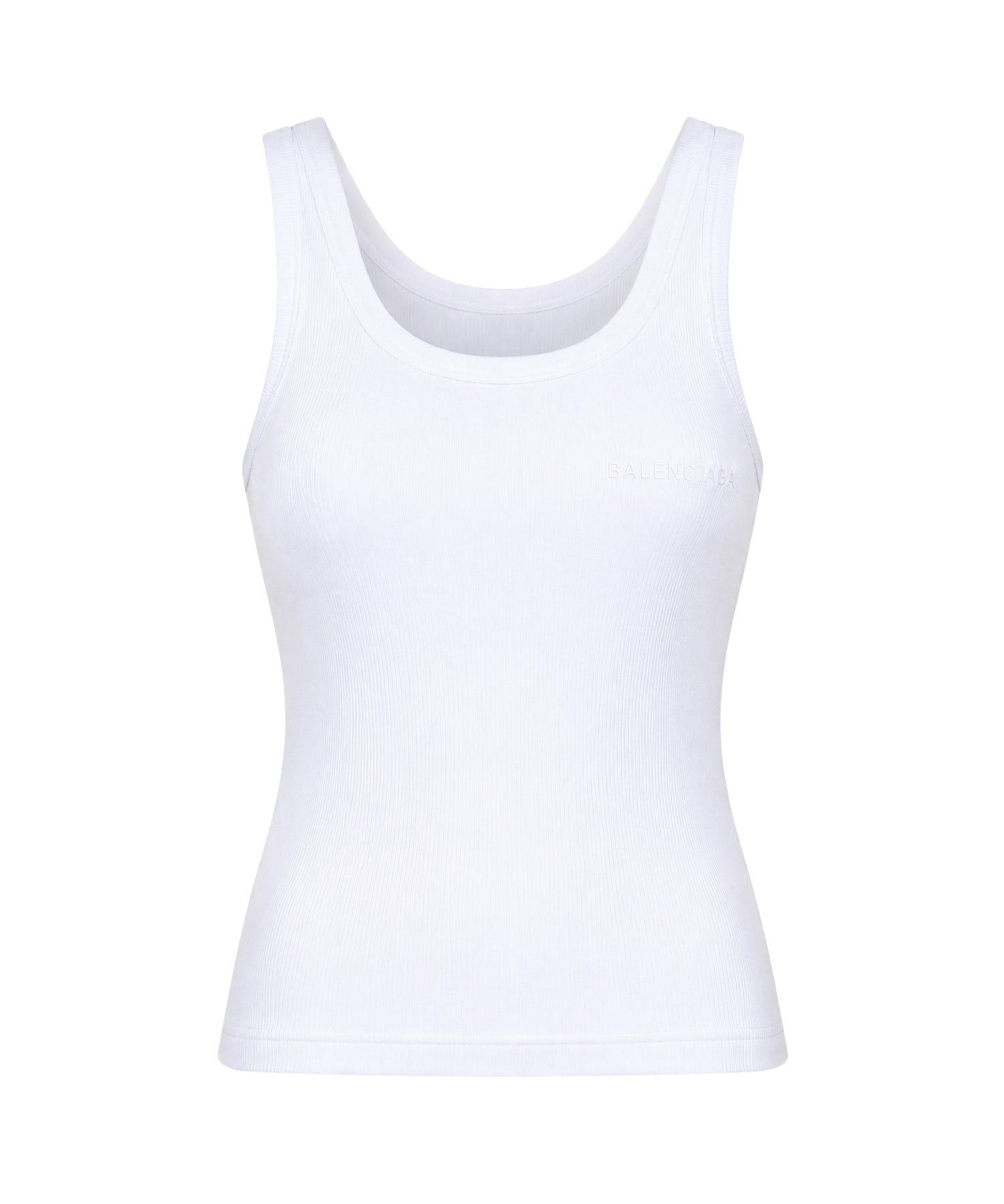 Tank top in cotone A001XE TUVA89000 BALENCIAGA 
