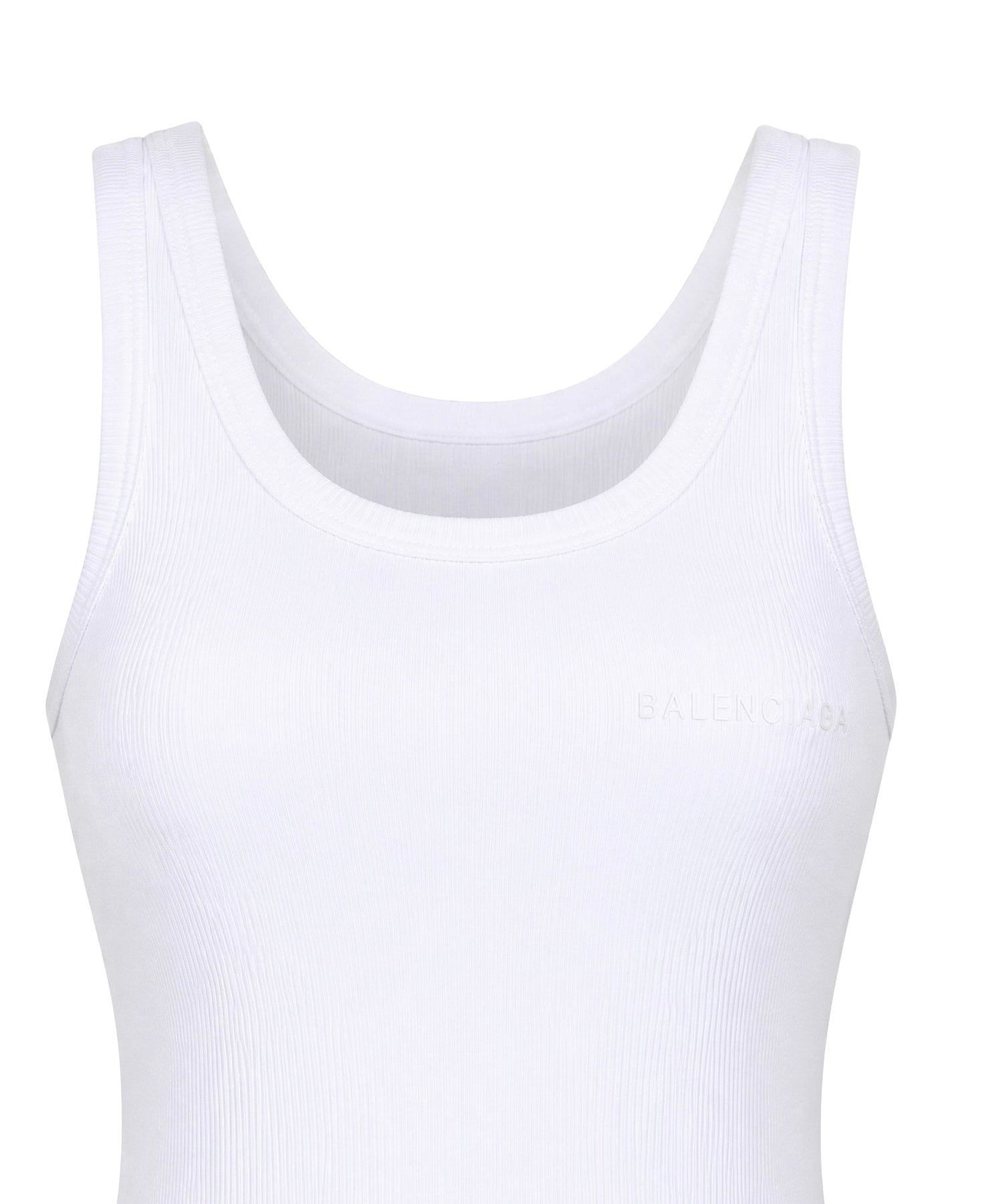 Tank top in cotone A001XE TUVA89000 BALENCIAGA 