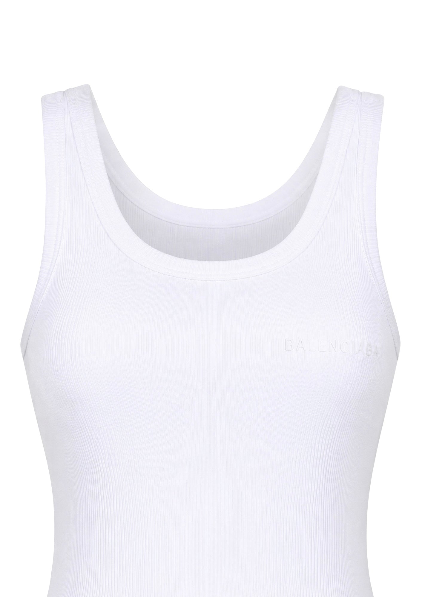 Tank top in cotone A001XE TUVA89000 BALENCIAGA 
