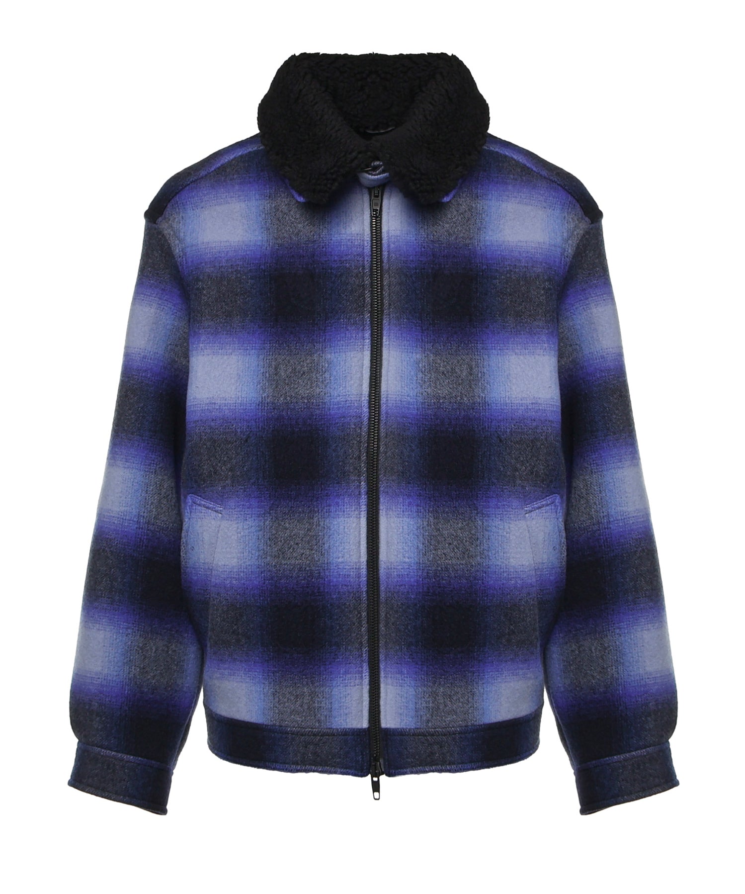 Giacca bomber in flanella check A001YN TRU1333964 BALENCIAGA 