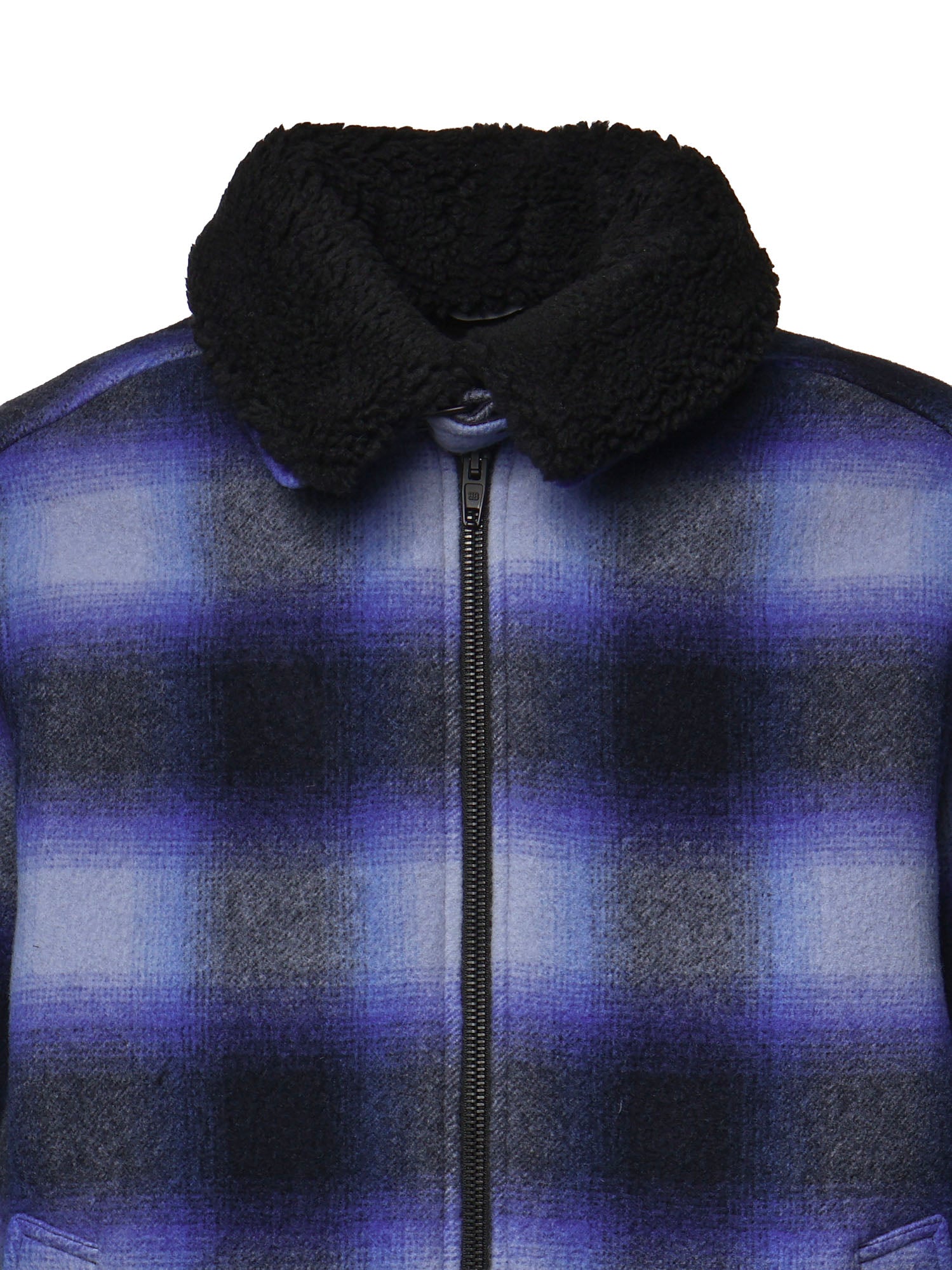 Giacca bomber in flanella check A001YN TRU1333964 BALENCIAGA 