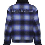 Giacca bomber in flanella check A001YN TRU1333964 BALENCIAGA 