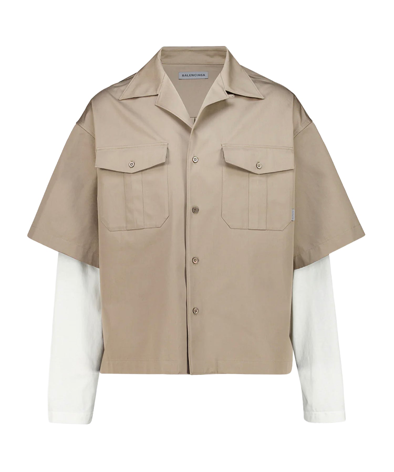 Camicia Bowling in cotone A001ZT TSP139509 BALENCIAGA 