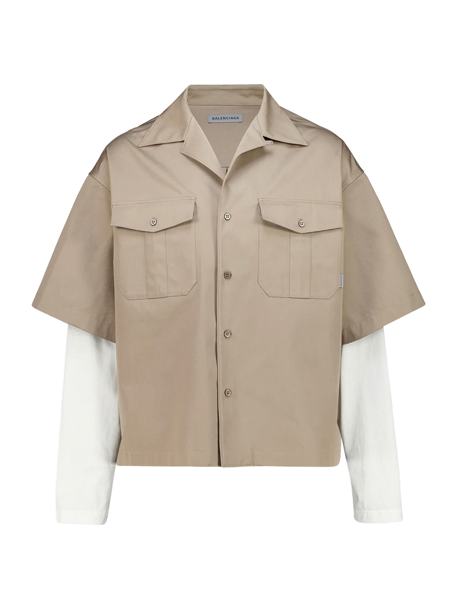Camicia Bowling in cotone A001ZT TSP139509 BALENCIAGA 