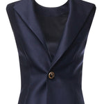 Abito corto in lana e seta A00293 TUT228065 BALENCIAGA 