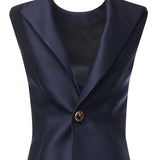 Abito corto in lana e seta A00293 TUT228065 BALENCIAGA 