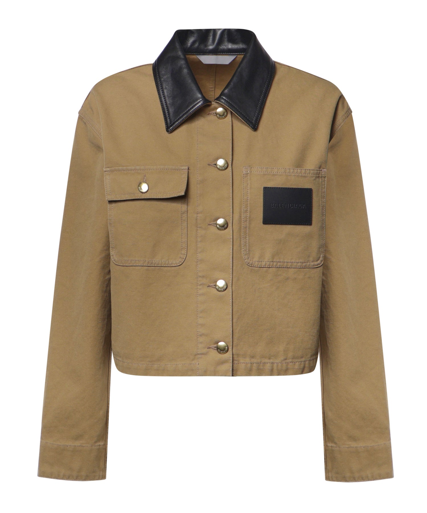Giacca Workwear cropped in cotone A0029P TRP159501 BALENCIAGA 