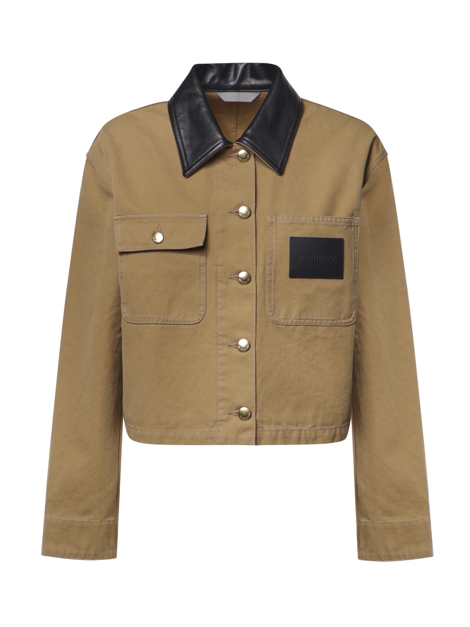 Giacca Workwear cropped in cotone A0029P TRP159501 BALENCIAGA 