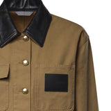 Giacca Workwear cropped in cotone A0029P TRP159501 BALENCIAGA 
