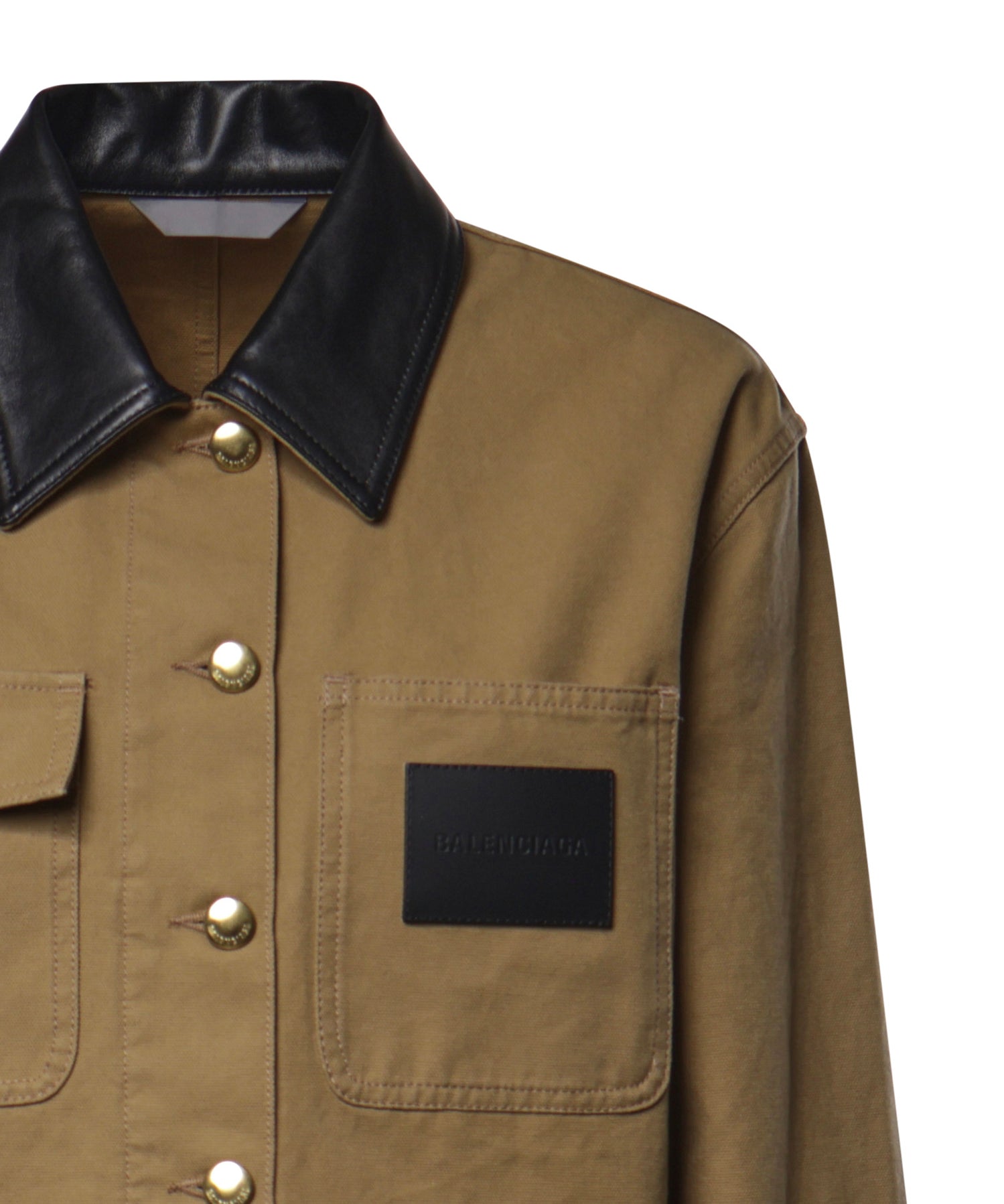 Giacca Workwear cropped in cotone A0029P TRP159501 BALENCIAGA 