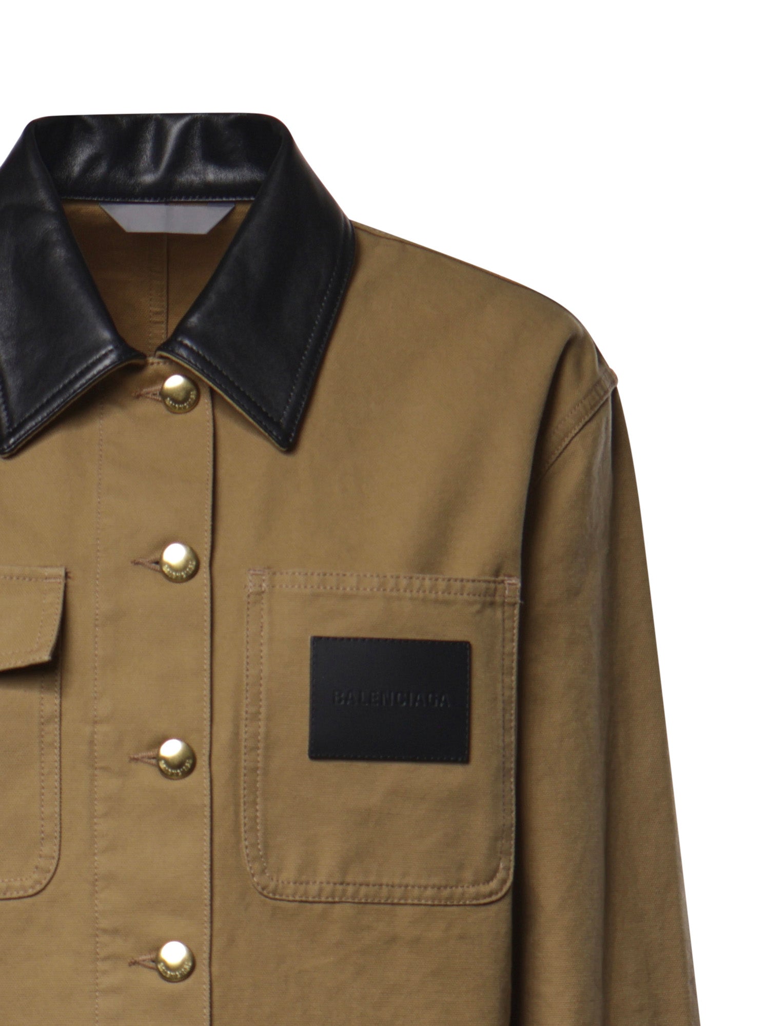Giacca Workwear cropped in cotone A0029P TRP159501 BALENCIAGA 