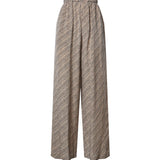 Pantaloni Monogram in crêpe di seta A002AB TUL729364 BALENCIAGA 