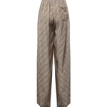 Pantaloni Monogram in crêpe di seta A002AB TUL729364 BALENCIAGA 