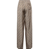 Pantaloni Monogram in crêpe di seta A002AB TUL729364 BALENCIAGA 