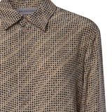 Camicia Monogram in crêpe di seta A002B2 TUL729364 BALENCIAGA 
