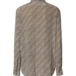 Camicia Monogram in crêpe di seta A002B2 TUL729364 BALENCIAGA 