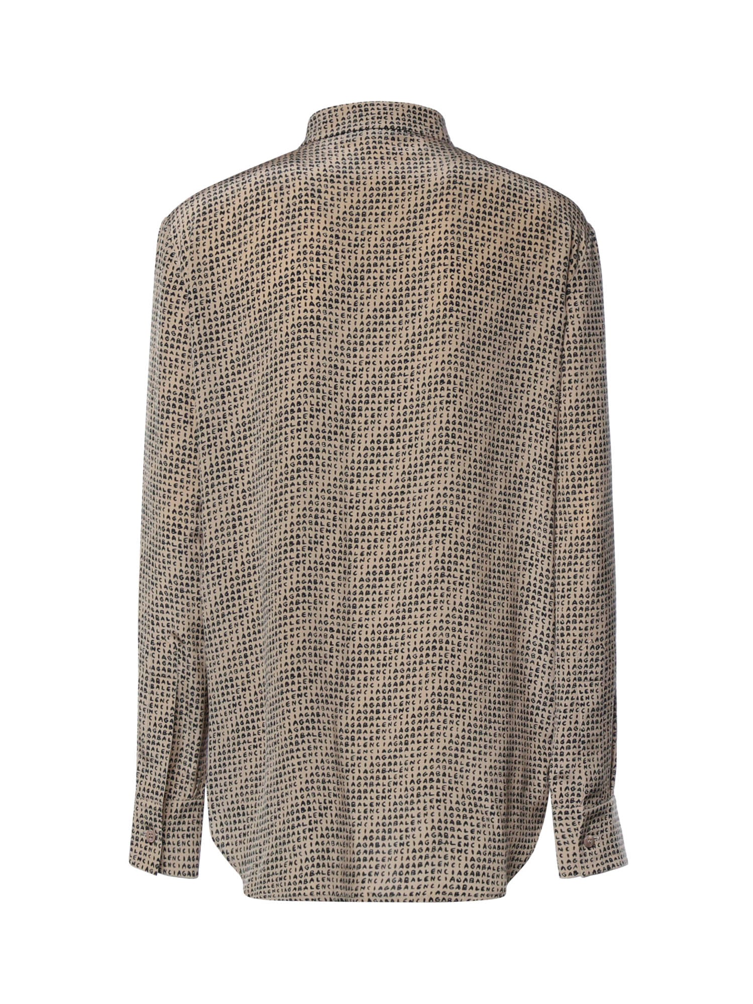 Camicia Monogram in crêpe di seta A002B2 TUL729364 BALENCIAGA 