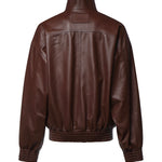 Bomber a collo alto in pelle A002I1 TUS112135 BALENCIAGA 