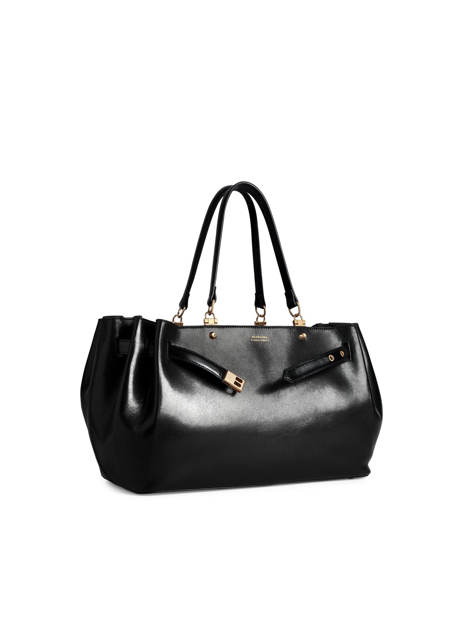 Borsa Tote Fan Media in pelle A007J6 2ACT41000 BALENCIAGA 