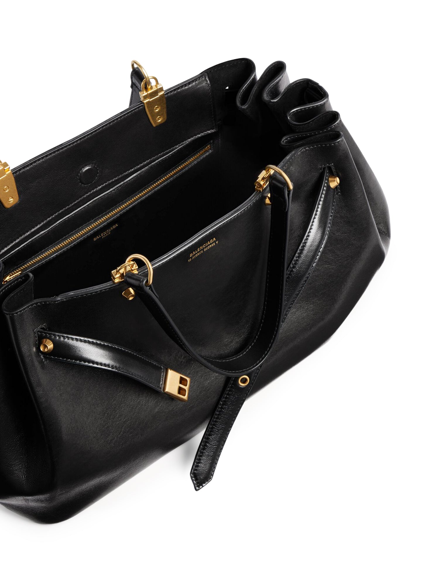 Borsa Tote Fan Media in pelle A007J6 2ACT41000 BALENCIAGA 