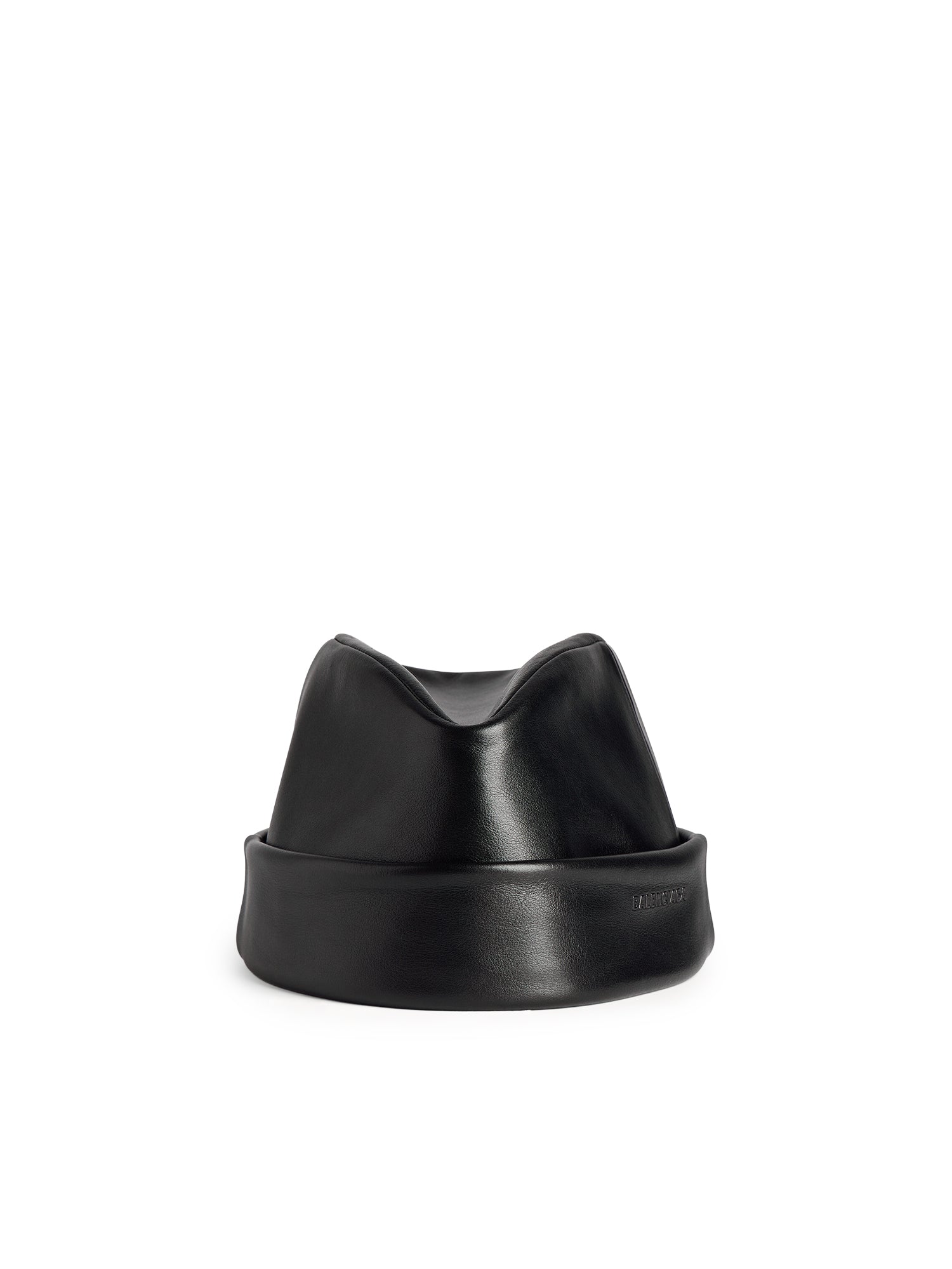 Berretto in pelle A00919 4G9B51000 BALENCIAGA 