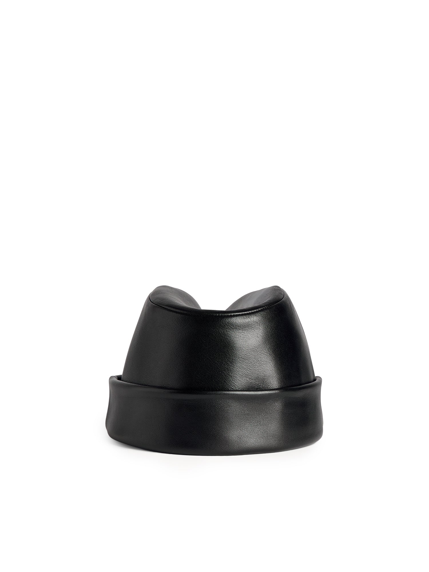 Berretto in pelle A00919 4G9B51000 BALENCIAGA 
