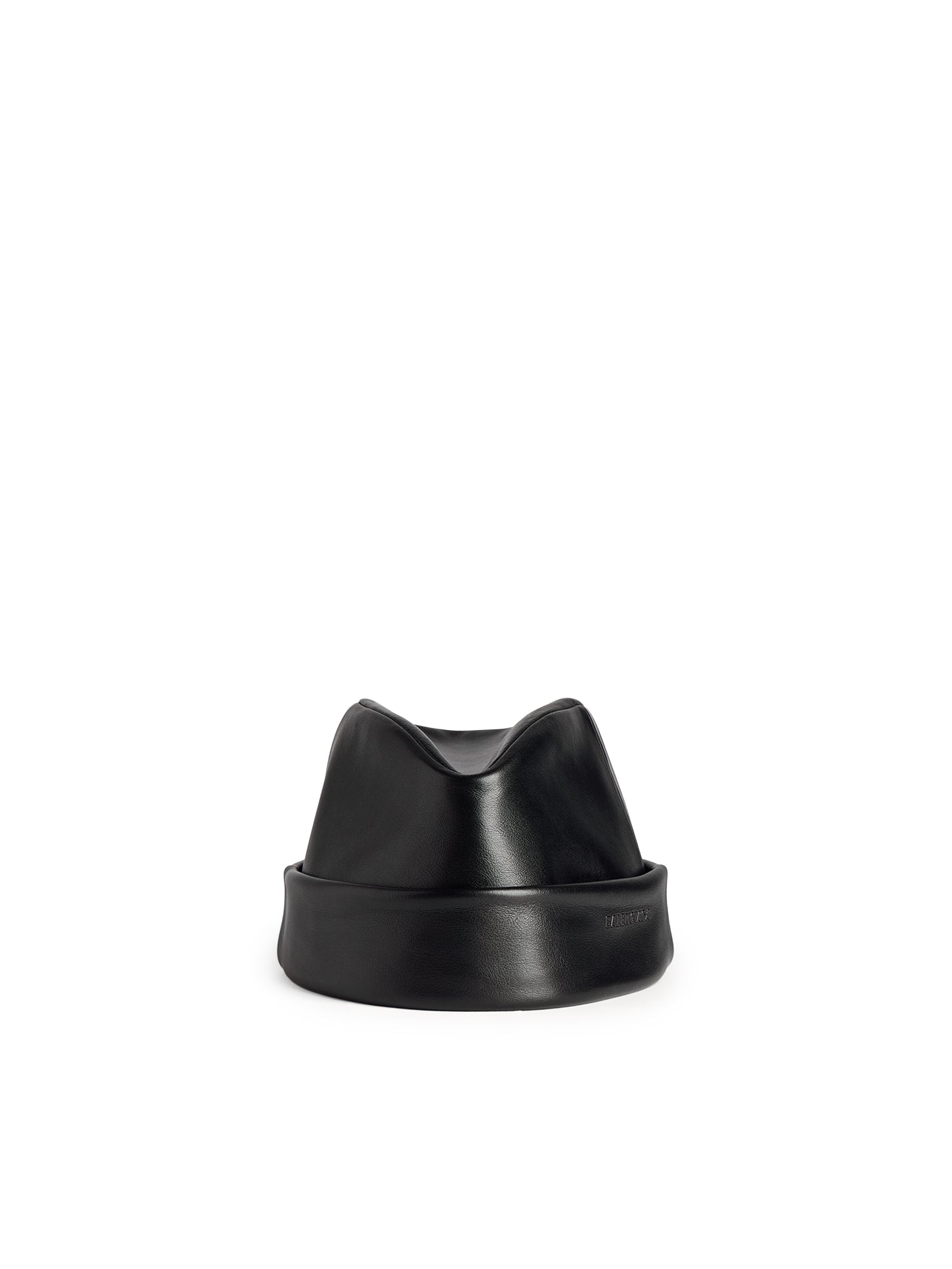 Berretto in pelle A00919 4G9B51000 BALENCIAGA 