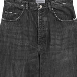 Jeans baggy con pieghe in denim A0097B TUW561227 BALENCIAGA 