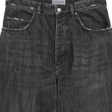 Jeans baggy con pieghe in denim A0097B TUW561227 BALENCIAGA 