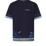 T-shirt con logo in cotone A009CW TUVJ78065 BALENCIAGA 