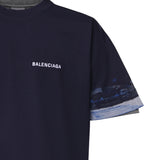 T-shirt con logo in cotone A009CW TUVJ78065 BALENCIAGA 