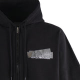 Felpa con zip Silver Tape Balenciaga Back in pile dry A009EA TVVE31000 BALENCIAGA 