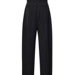 Pantaloni Incurvati in twill di lana A009JY TSU221000 BALENCIAGA 