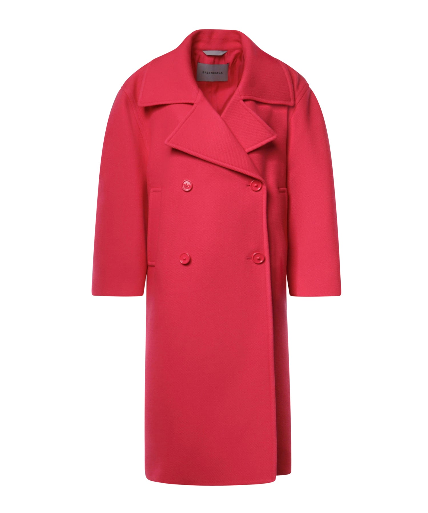 Cappotto Cocoon lungo in lana A009LV TUU165630 BALENCIAGA 