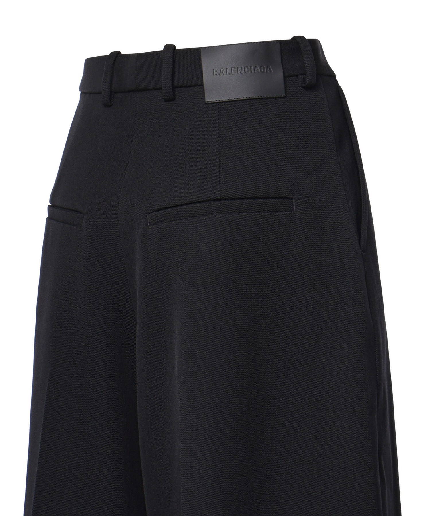 Pantaloni Wide in twill di lana A009OC TSU221000 BALENCIAGA 