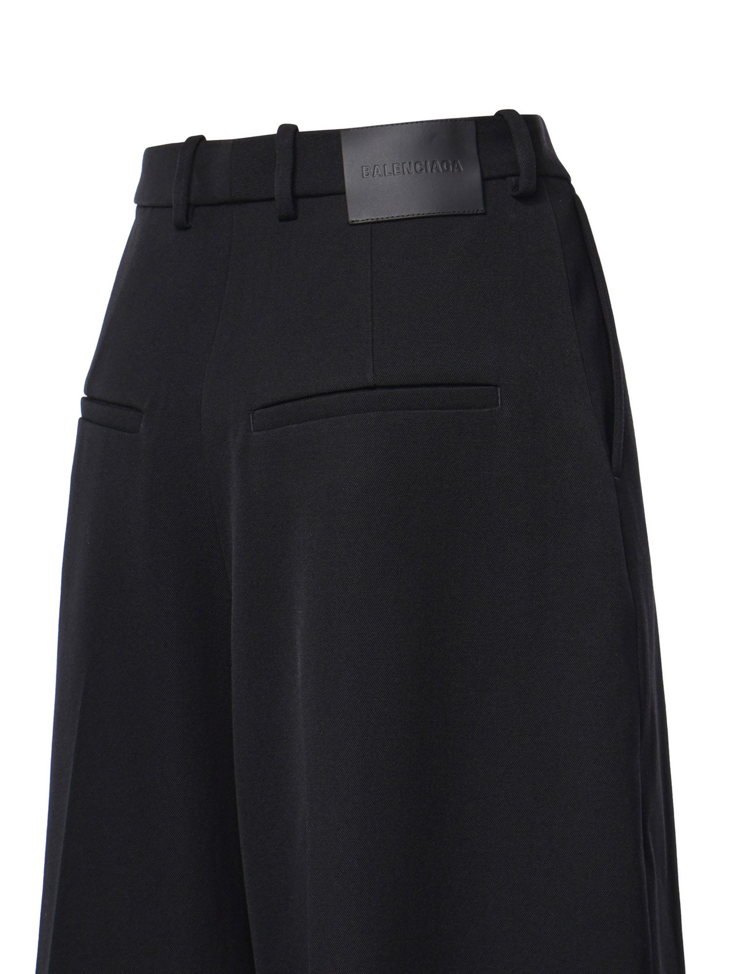 Pantaloni Wide in twill di lana A009OC TSU221000 BALENCIAGA 
