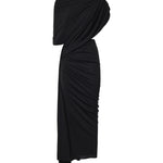Abito midi drappeggiato A009OX TVV031000 BALENCIAGA 