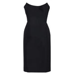 Abito bustier midi in scuba di lana A009PQ TUQ031000 BALENCIAGA 