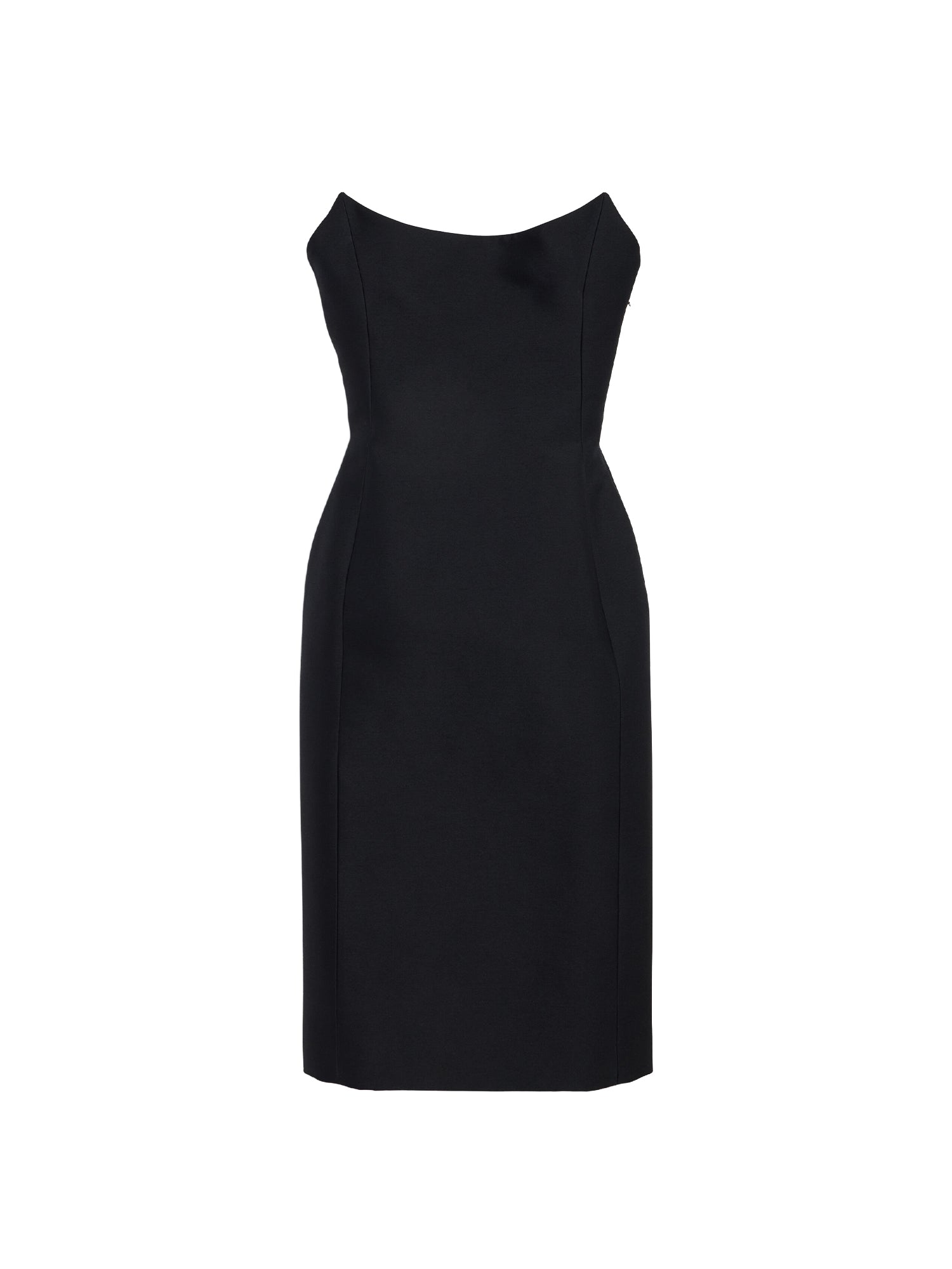 Abito bustier midi in scuba di lana A009PQ TUQ031000 BALENCIAGA 