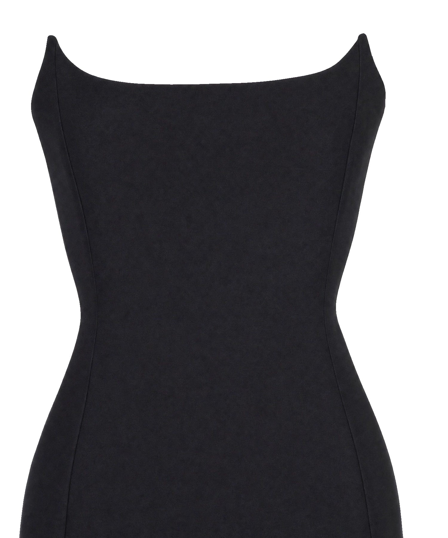 Abito bustier midi in scuba di lana A009PQ TUQ031000 BALENCIAGA 