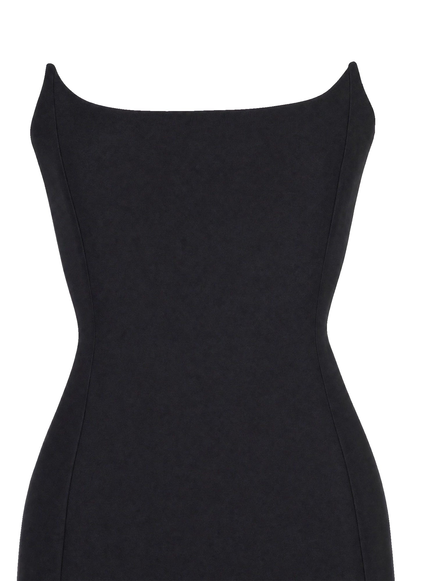 Abito bustier midi in scuba di lana A009PQ TUQ031000 BALENCIAGA 