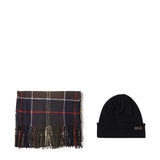 Set regalo con cappello Swinton e sciarpa Galingale<BR/> MGS0079 TN11 BARBOUR 