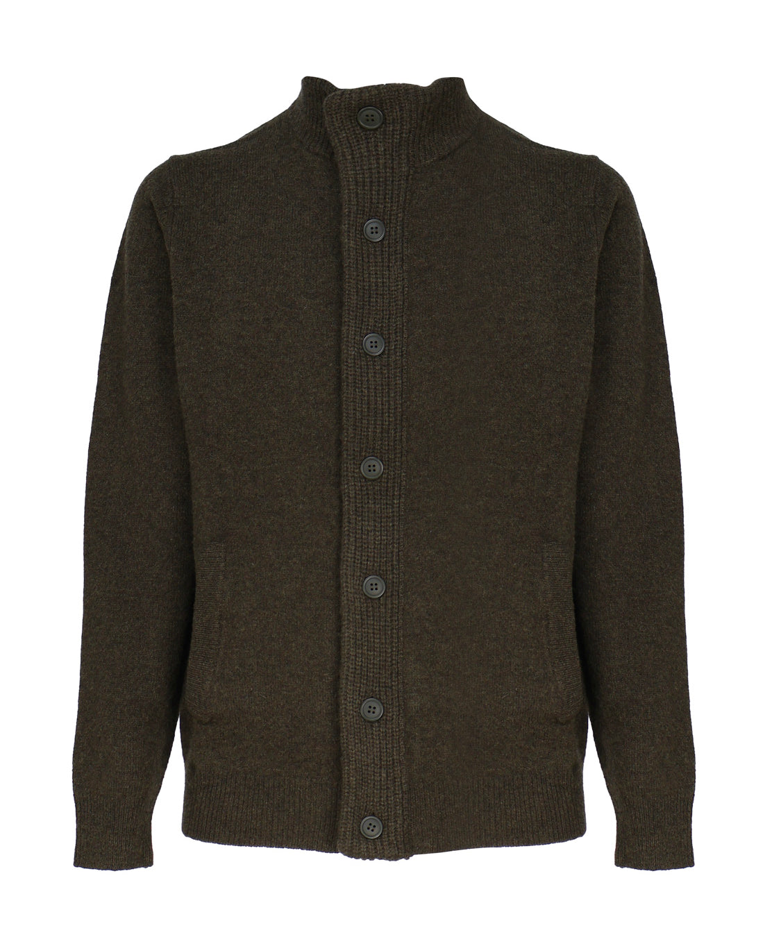 Maglione con zip Patch MKN0731 GN73 BARBOUR 