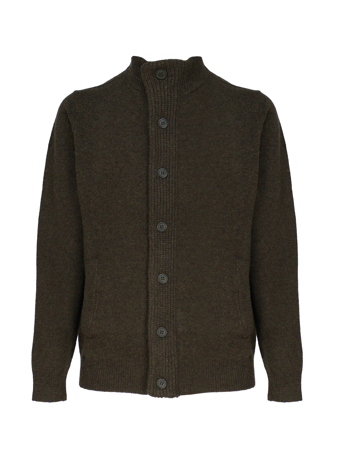 Maglione con zip Patch MKN0731 GN73 BARBOUR 