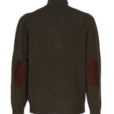 Maglione con zip Patch MKN0731 GN73 BARBOUR 