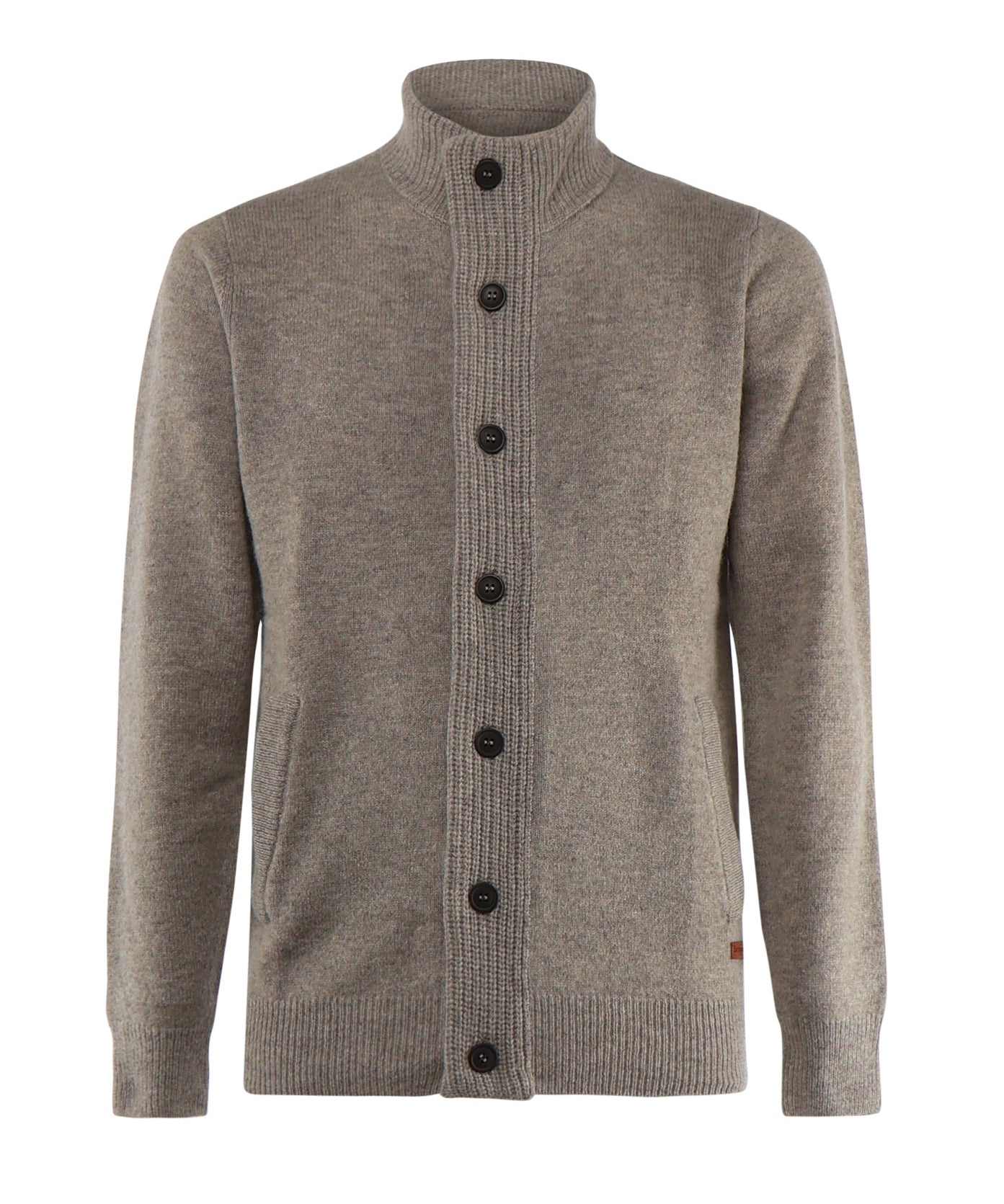 Maglione con zip Patch MKN0731 ST16 BARBOUR 