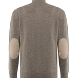 Maglione con zip Patch MKN0731 ST16 BARBOUR 