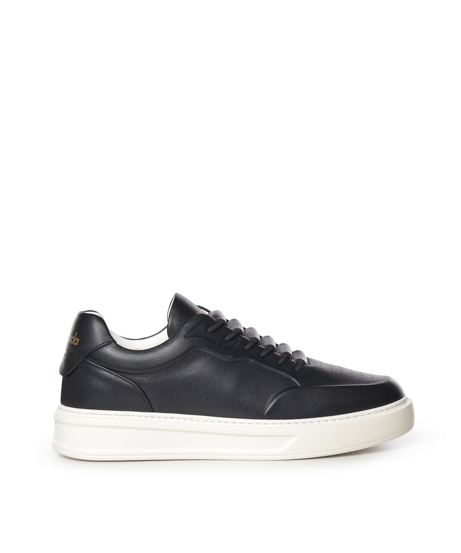 Sneakers Phoenix in nappa BU3510 NERO/BIANCO BARRACUDA 